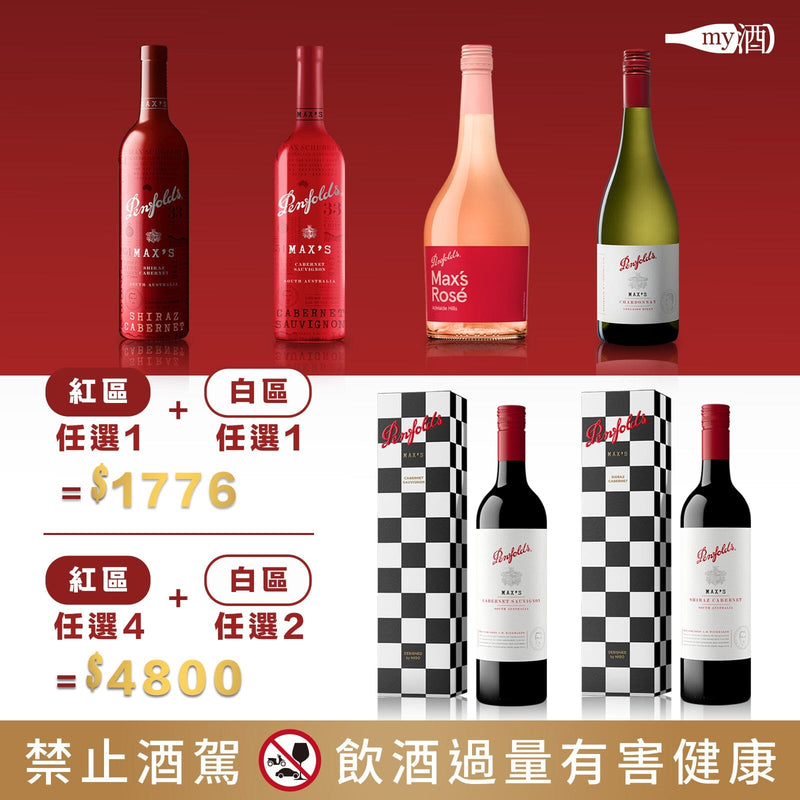 奔富ＸNIGO MAX'S 限量雙入組 || Penfolds MAX'S X Holiday by NIGO Limited Set