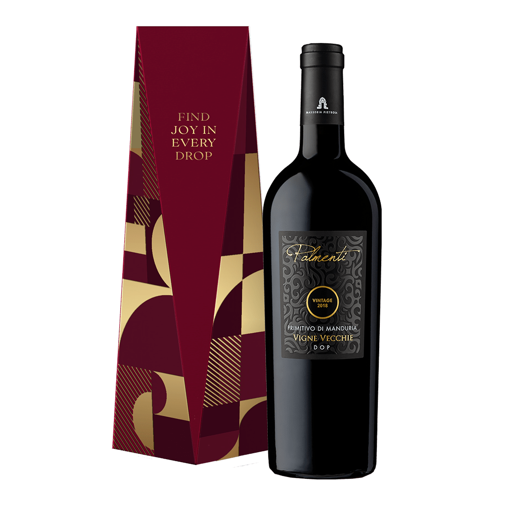 義大利 瑪莎石窖 普米蒂沃紅酒禮盒 || Masseria Pietrosa Primitivo 2018 Gift Set