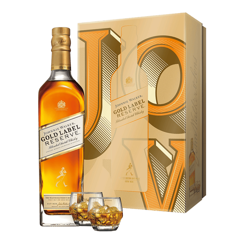 約翰走路 金牌珍藏 2025春節杯組禮盒 || Johnnie Walker Gold Label Reserve 2025 CNY Limited Edition