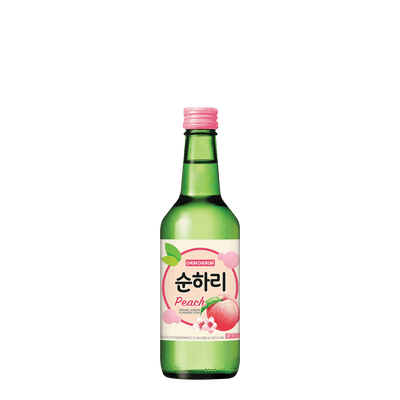 初飲初樂 水蜜桃燒酒 || Chum Churum Peach Soju 清酒燒酎 初飲初樂