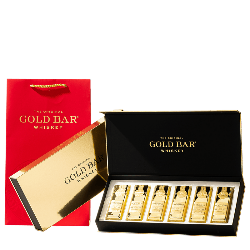 美金條納帕谷紅酒桶威士忌 迷你酒禮盒 || The Original Gold Bar Whiskey Mini Size Limited Gift Set